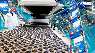 How Oreos Are Made In Factories Oreo Biscuit Production Incredible Food Processing Machine