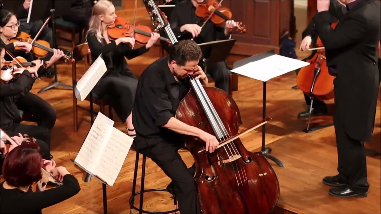 Édouard Nanny (Dragonetti)- Concerto for Double Bass in A Major. Charles Chandler, Andrei Gorbatenko