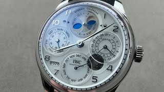 IWC Portugieser Eternal Calendar Perpetual Calendar IW5057-01 Watch Review