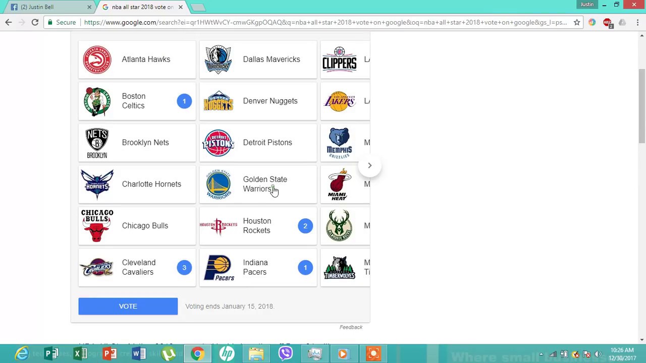 How to vote for your favorite NBA player for Allstar on Google. YouTube