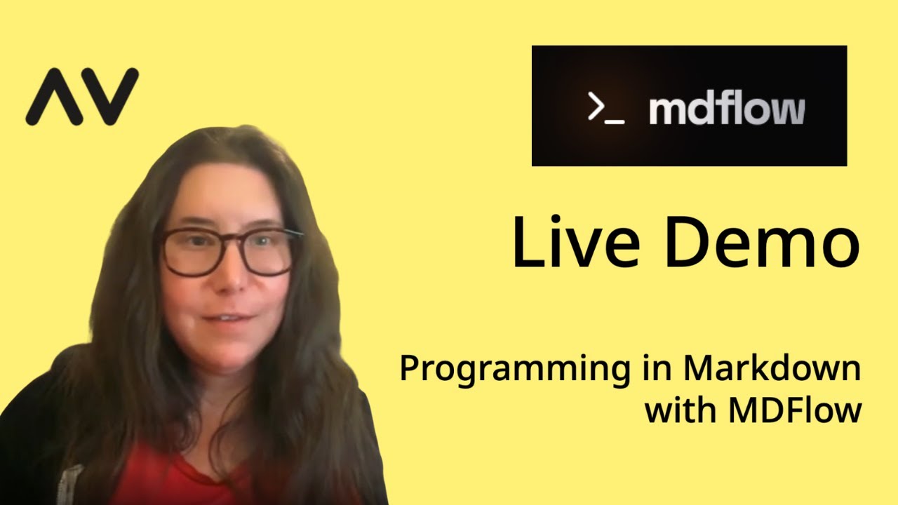 Live Demo — Programming in Markdown with MDFlow - YouTube