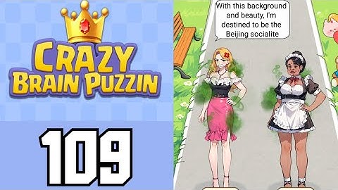 Crazy Brain Puzzle Level 109 Restore Beauty | Game Walkthrough