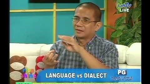 Language vs dialect