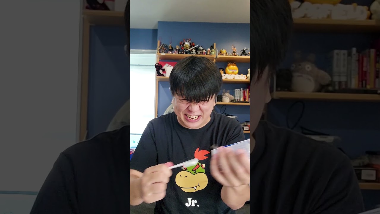 ถึงจะกินส้มตำที่เผ็ดๆ พอกินนมวัวแดง ความเผ็ดจะหายไป!?!? #Shorts #ส้มตำ #ลองทำดู