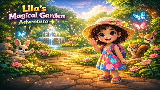 “The Secret Garden of Savannah 🌸✨ | Lila’s Magical Adventure” ✅