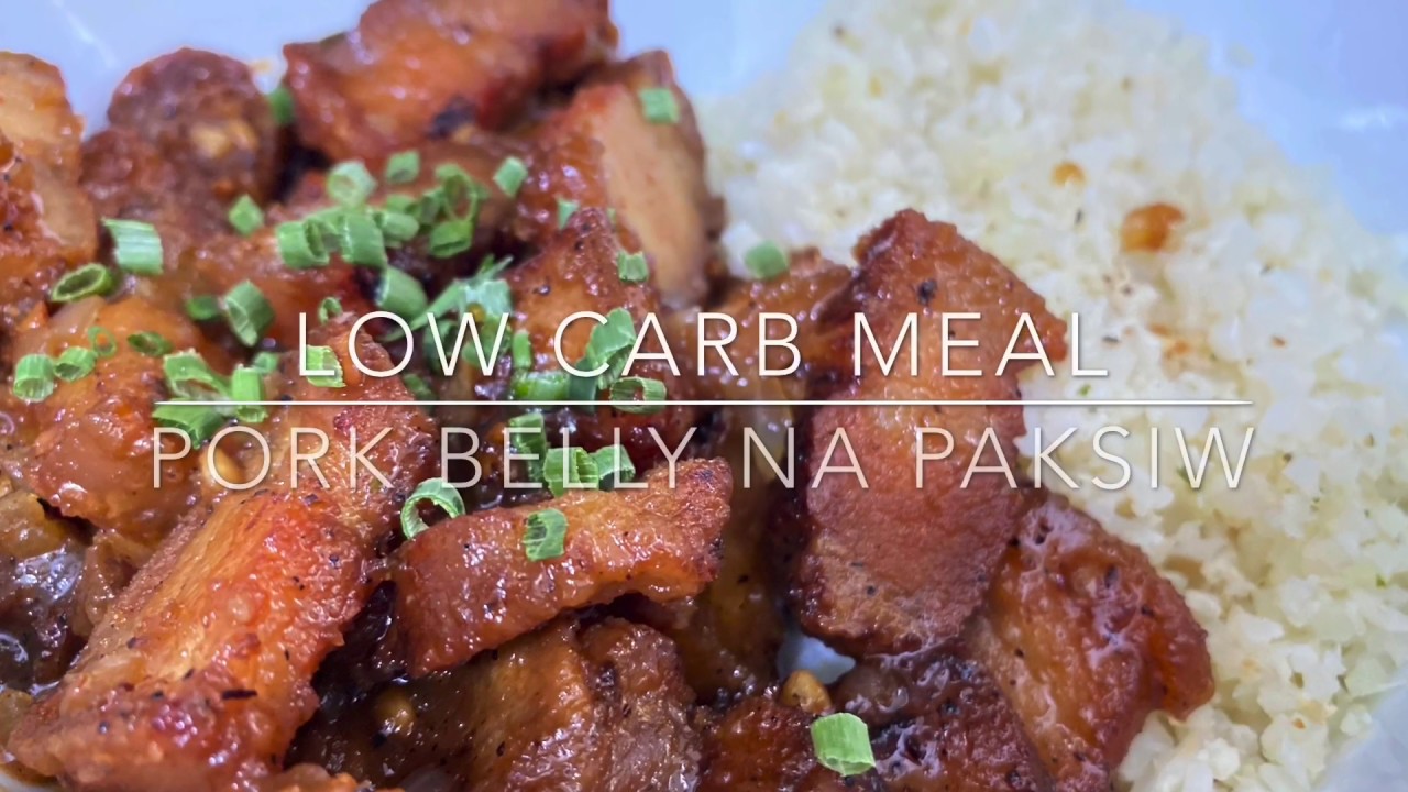 Low Carb Pork Belly Paksiw - YouTube