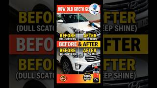 Wurth Diamond Cut Premium Polish on Creta 🔥🚗 #shorts #carcare #carpolishing