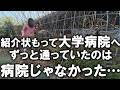 無知すぎてヤバい！１ヶ月間、祈るような気持ちで通っていた場所は病院ではありませんでした…。紹介状を持って大学病院へ。｜汚部屋｜汚庭｜汚畑｜庭仕事｜ズボラ主婦｜空家