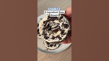 5-Ingredient Oreo Donuts! Easy Recipe! #easyrecipe #shorts