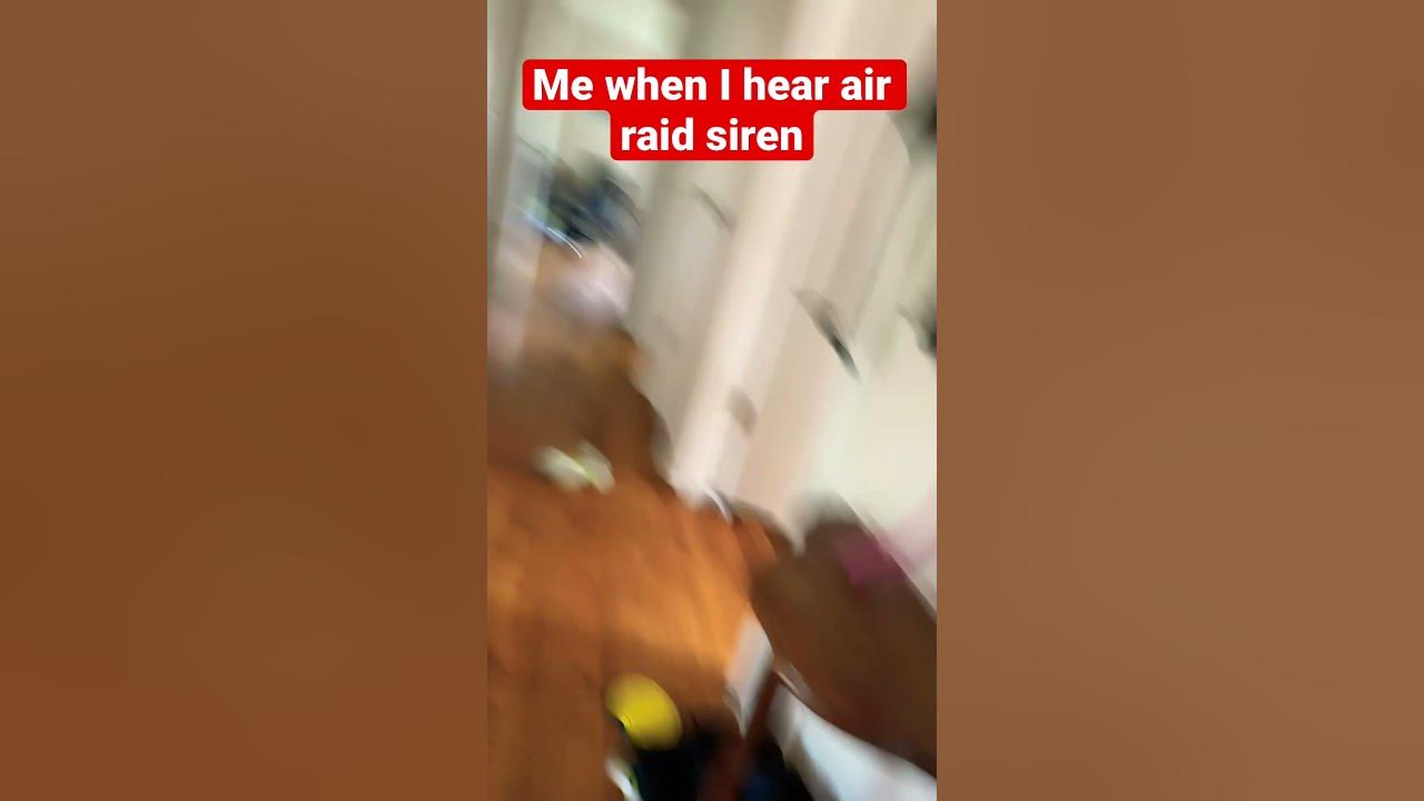 Me when I hear air raid siren #shorts