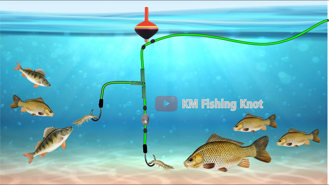 The Secret Of Fisherman ! Making RIG Fishing 2 Hooks | Hack Tools ...