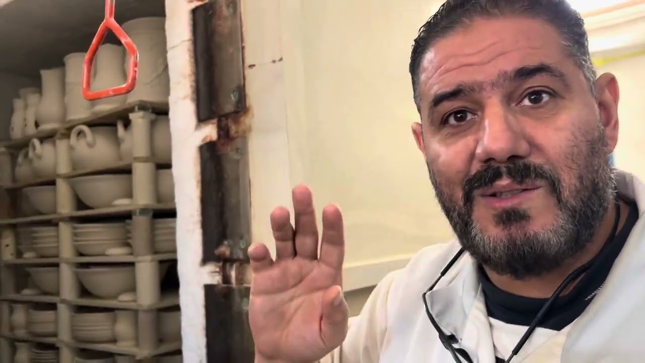 ورشة صناعة الخزف في مدينة #سطيف من رحلة #مسار_الهضاب