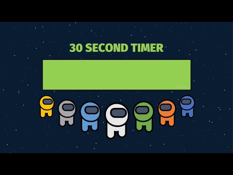 30 SECOND TIMER WITH ALARM | AMONG US | TEACHER JHEAN