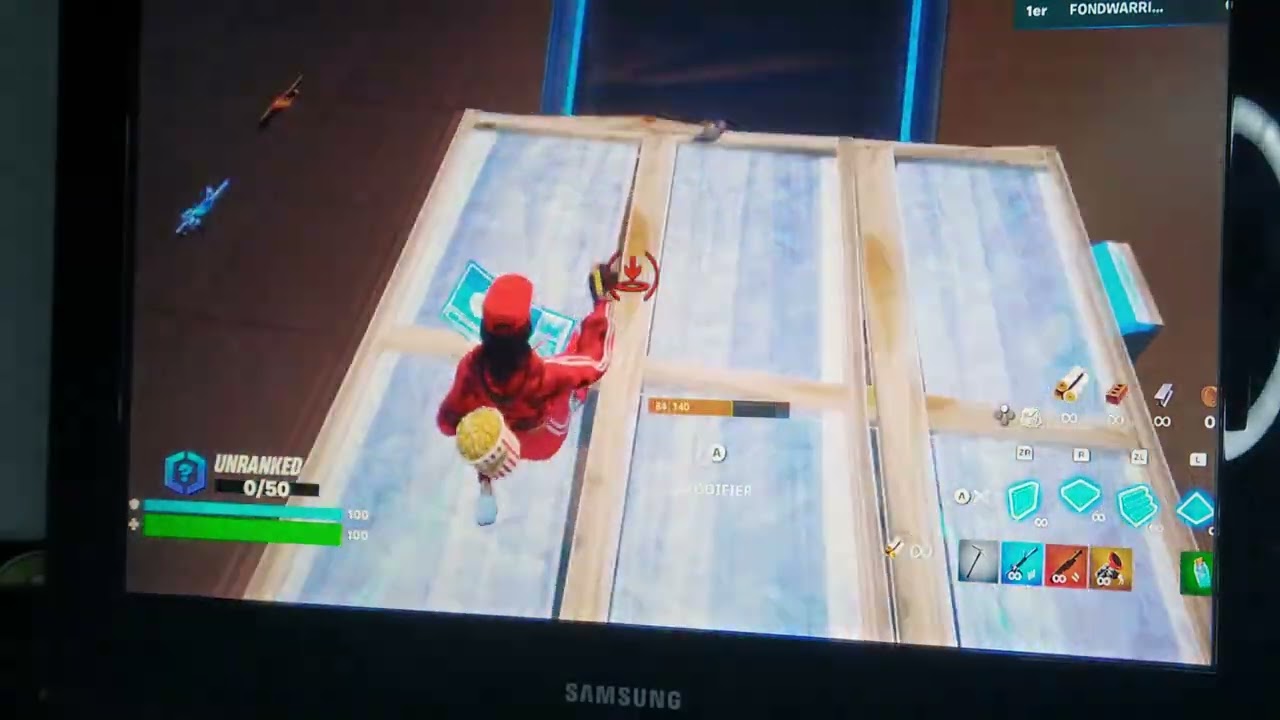 Voilà mon niveau actuel