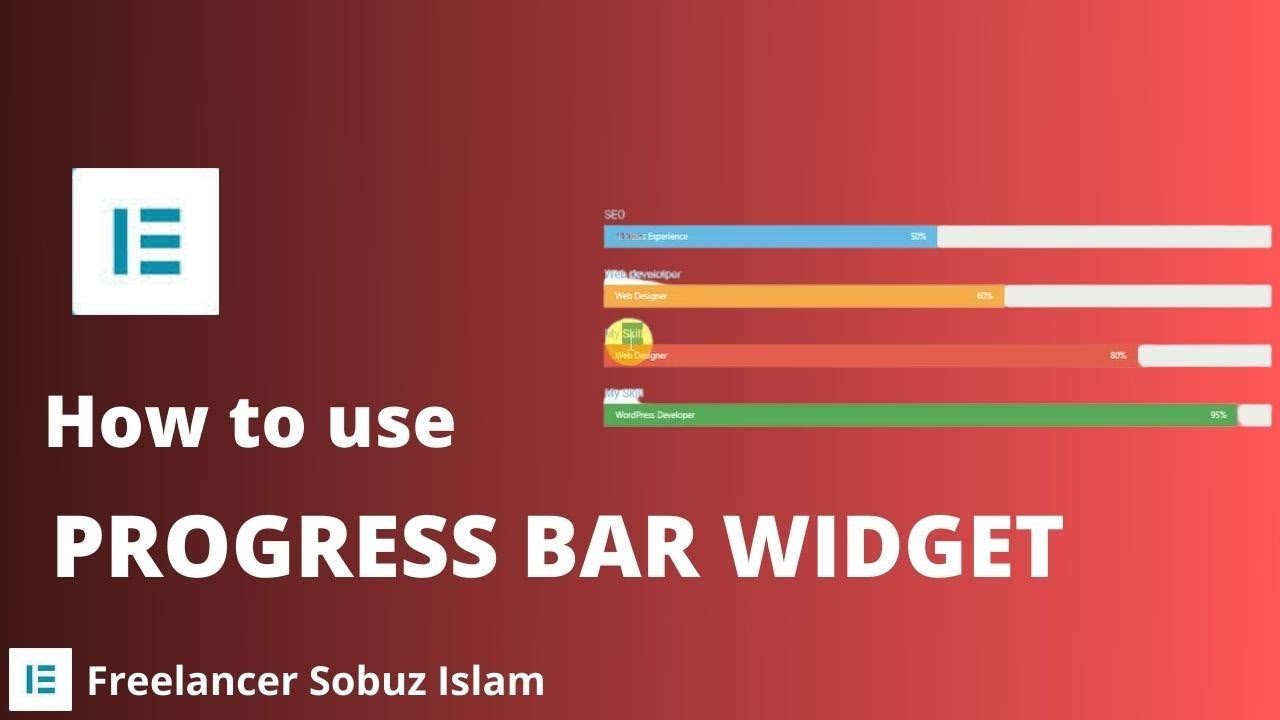 Progress Bar Element Tutorial | by freelancersobuzislam - YouTube