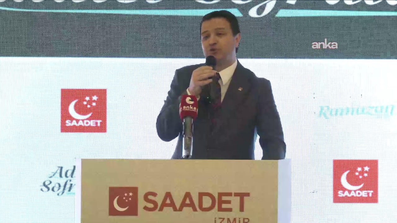 Saadet Partisi Genel Başkanı Mahmut Arıkan, İzmir'de iftar programında konuşuyor #Canlı