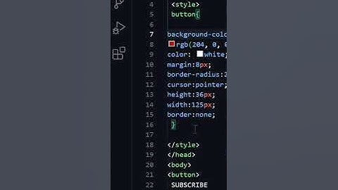How to create a SUBSCRIBE button using html and css.#rehmayaltime #html #css #coding #learning