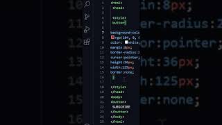 How to create a SUBSCRIBE button using html and css.#rehmayaltime #html #css #coding #learning