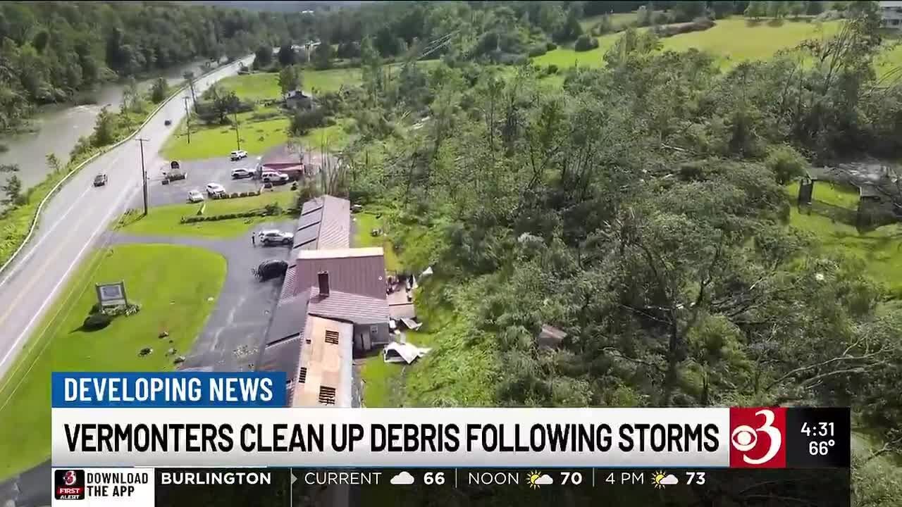 Vermonters clean up after severe storms bring flooding, possible ...