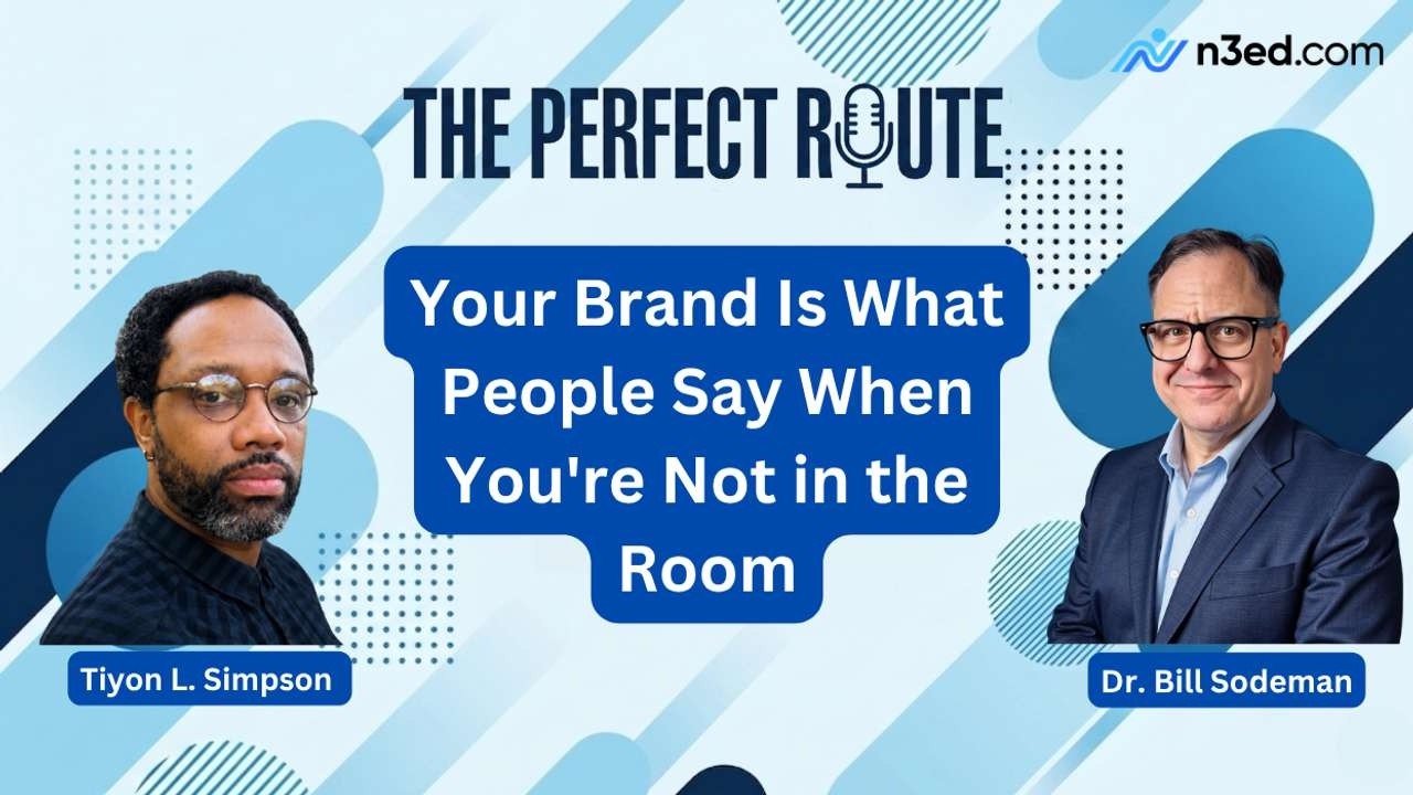 Why does your personal brand sound like everyone else's?Scroll LinkedIn for five minutes and you'll see it: different faces, different industries, same story, same buzzwords. Most professionals don't have a talent problem. They have a visibility problem, and the shortcut they're reaching for is making it worse.In this episode of The Perfect Route, I sit down with Tiyon L. Simpson, a London-born personal branding and brand positioning consultant now based in Bulgaria, where he and his wife run three businesses. Tiyon spent nearly ten years in corporate financial services before he asked himself why he wasn't on the other side of the table.In this conversation, we cover:* Why every brand starts with "the why underneath the why"* How AI-generated branding produces forgettable, cookie-cutter profiles* Why brand building works like dating, with milestones instead of instant results* What a beginner with $20 can learn from Emma Grede's approach to showing up* Why executives already have a personal brand, whether or not they manage it* Where branding is headed: back to real, human storytellingWhether you're a rising executive, a new business owner, or a coach building a practice, this episode will change how you think about your reputation.Listen on your favorite platform:YouTube: https://www.youtube.com/@BillSodemann3ed |Apple Podcasts: https://podcasts.apple.com/us/podcast/the-perfect-route/id1834640871 |Spotify: https://open.spotify.com/show/1hA8r9Pa15WbjG6AX4Apgn |Amazon Music: https://music.amazon.com/podcasts/2d2431f9-1bd4-42b4-bef1-4b10fd8316dd/the-perfect-route |https://n3ed.com/podcast#PersonalBranding #BrandPositioning #Leadership #ExecutivePresence #Entrepreneurship #Storytelling #AIandBusiness #ThePerfectRoute #BillSodeman