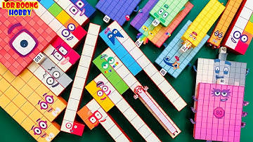 Meet Numberblocks NEW 100 Puzzle Tetris Shape| ASMR chirping of birds