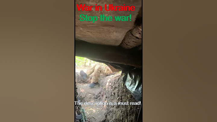 The main thing is to hide in time. War in Ukraine. Stop the war!