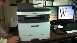 lexmark x364dn unboxing setup