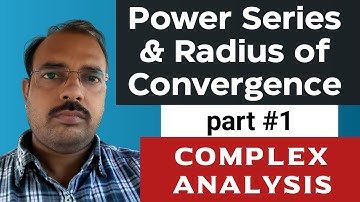 Radius of Convergence of Power Series Part 1 | Domain of Convergence | Complex Analysis