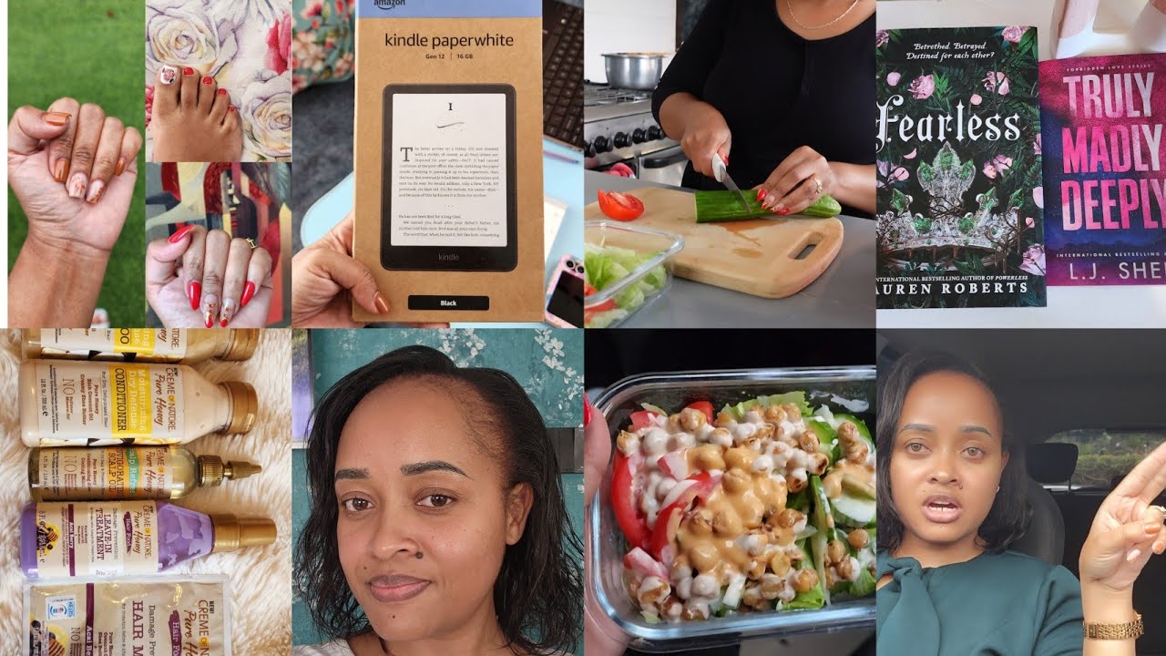 VLOG//NEW HAIR, NAILS//NEW READS(Got a kindle 😍)ERRANDS//AMAZING PLUGS (And so much more)