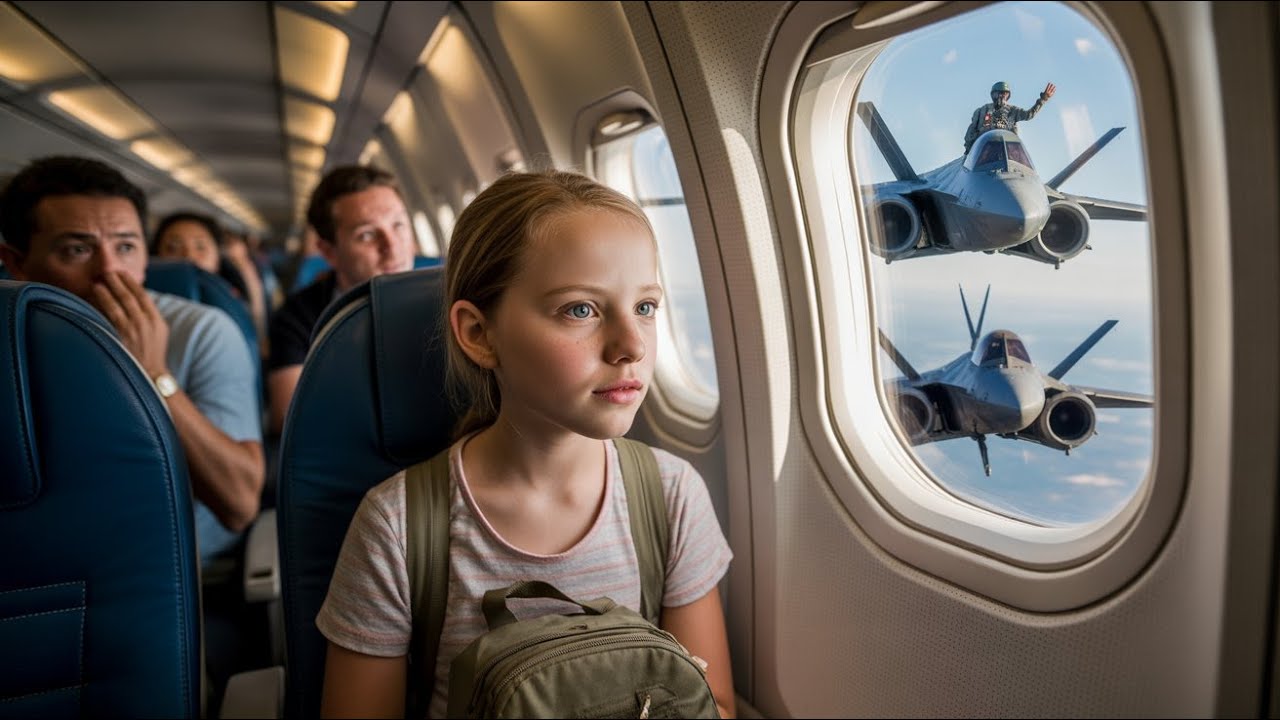 She Was Only a Kid in Seat 17A — Until the F-22 Pilots Heard the Name ‘Falcon’