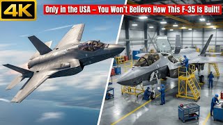 Inside Americaโs F-35 Fighter Jet Factory โ Step-by-Step Assembly & Test Flight (4K) #F35 #F35Raptor