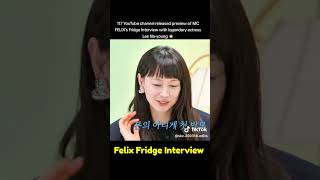 Felix for 2nd Fridge Interview with Actress Lee-Na Young😻🔥 #felix #skz #straykids