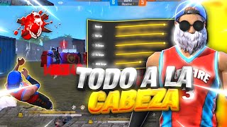 La MEJOR CONFIGURACIÓN para DAR TODO A LA CABEZA en FREE FIRE