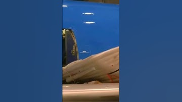 KLM MD11 Emergency slide opening
