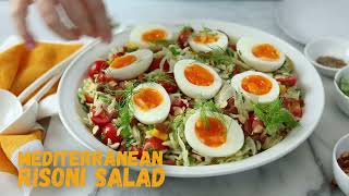 Fresh Mediterranean Risoni Salad