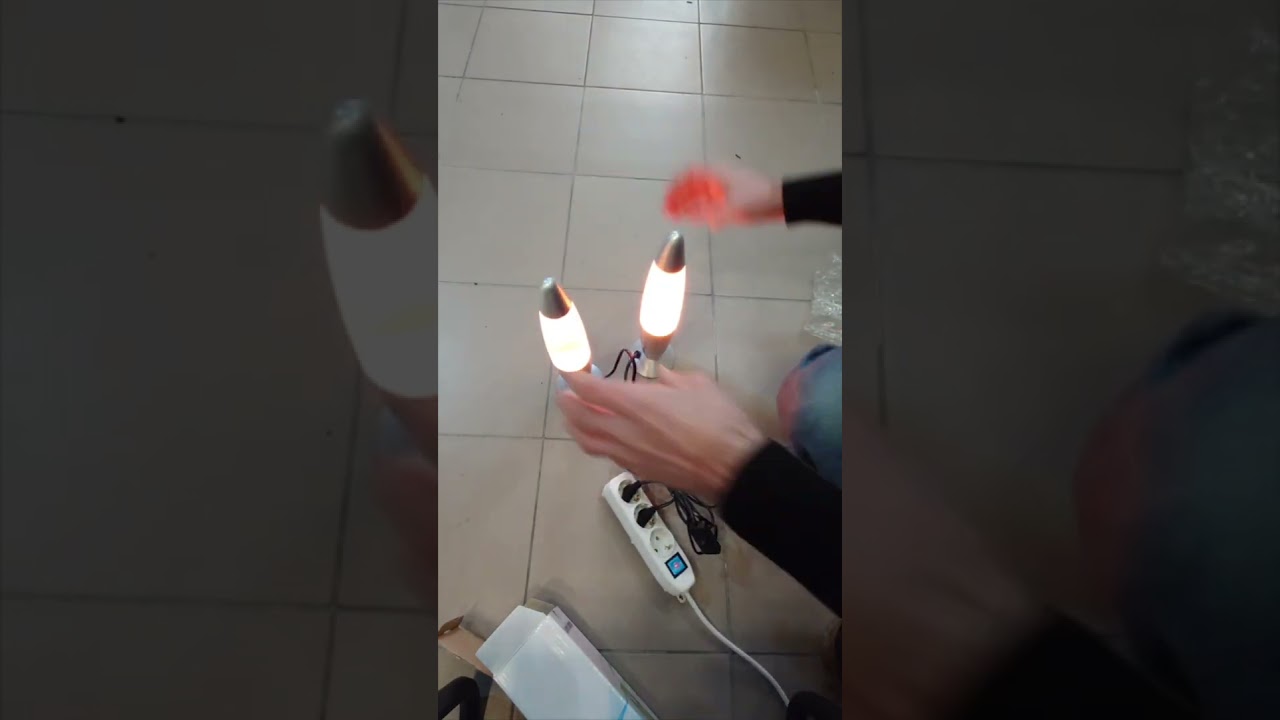 Настільна лава лампа TL-166 30W Orange  