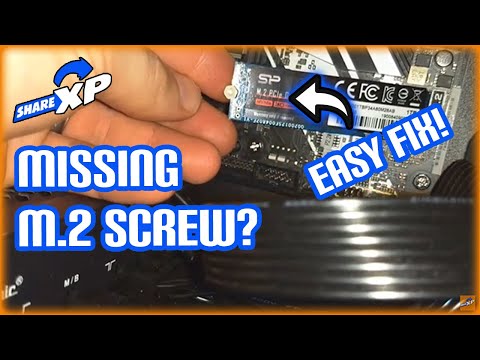 Винты SSD-накопителя M.2 отсутствуют или не работают? Быстрое решение!