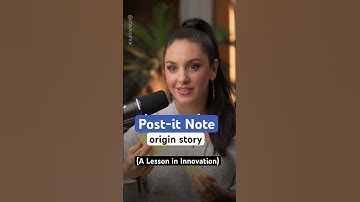 Post-its were the result of a failed experiment… @Dr.ShadeZahrai