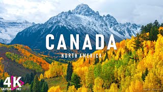 Canada 4K Nature Film - Beautiful Relaxing Music - Natural Landscape