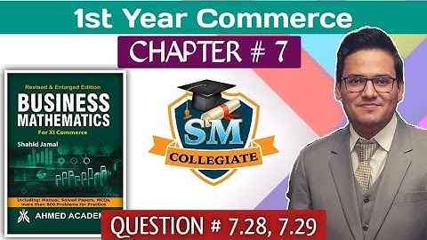 Ex # 7 | Q #  7.28, 7.29 | Matrices & Determinants | B Maths| I.Com Part 1 | Karachi/Sindh board