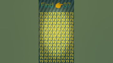 Find odd number 37 🤔 #shorts#GuessUrBest#quiz#maths#puzzle#shortfeed#quizgame#find#quiz2025 #tikto