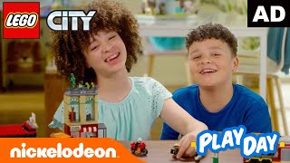 Firefighting Trivia Challenge w/ a REAL LIFE Firefighter! 🚒 | LEGO City