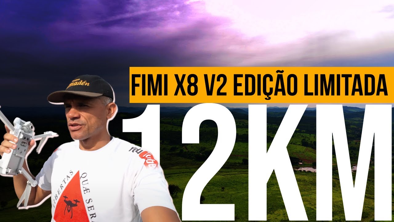 Fimi x8 se 2022 v2 Edição Limitada 1° Long Range 12 km ida e volta