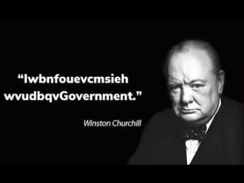 [M] Winston Churchill once said