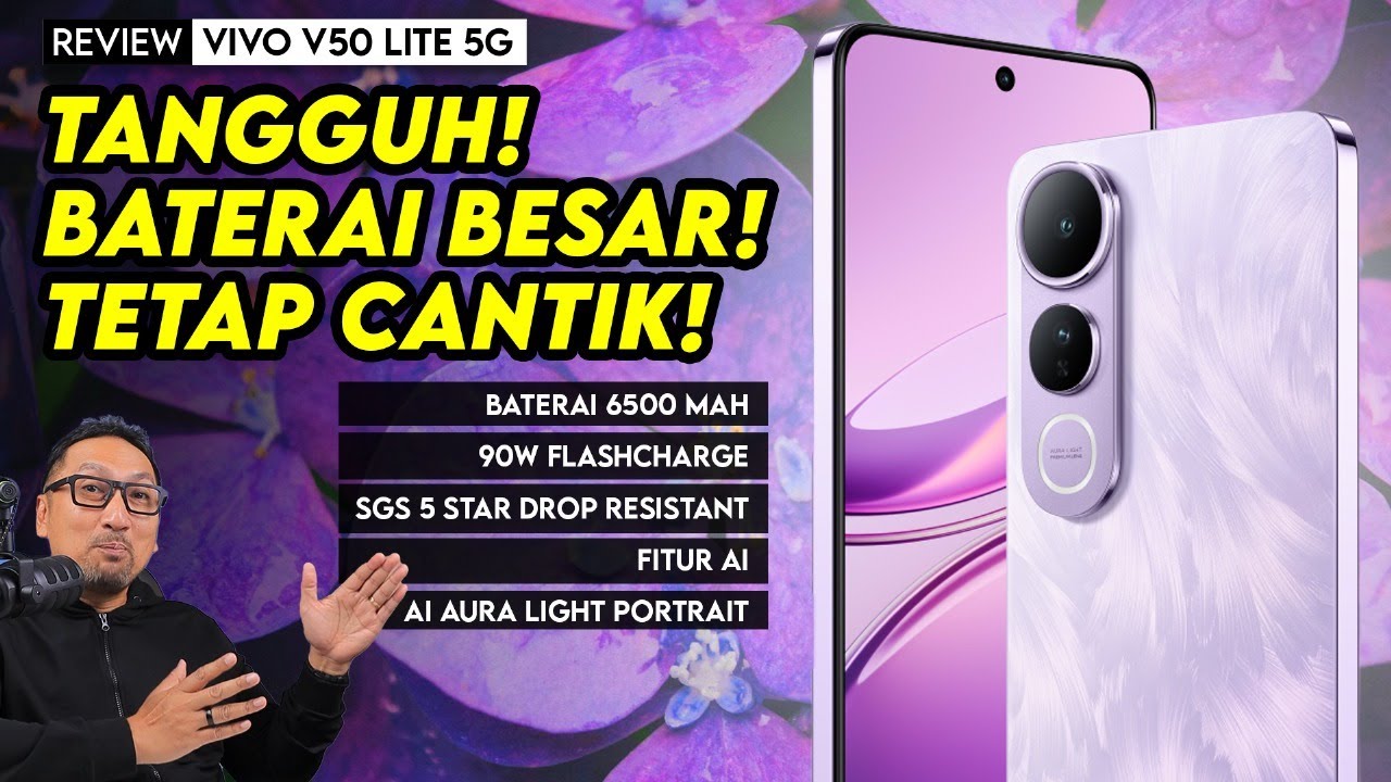 Baterai Besar dan Tangguh, Tapi Tetap Ringan dan Mewah! Review vivo V50 Lite 5G!