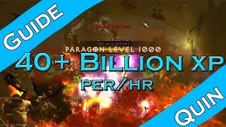 Diablo 3: Fastest way level your paragon (40-50b XP an hour)
