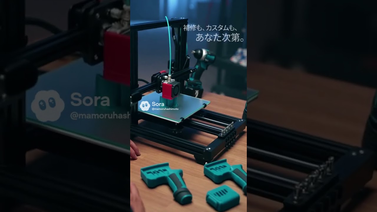 工具修理が一瞬で可能に…!? マキタ独自フィラメントが強すぎる #マキタ　#マキタAI開発部 #工具好き #3Dプリント #フィラメント #DIY