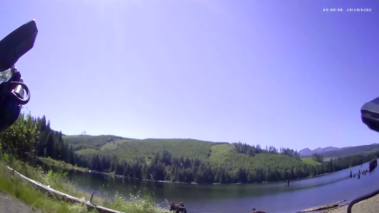 E-biking out to Wolf Lake