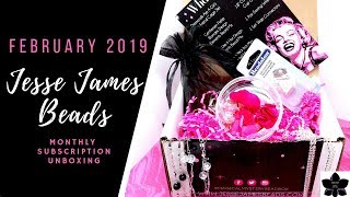 February 2019 Jesse James Beads Monthly Bead And Jewelry Making Subscription Unboxing