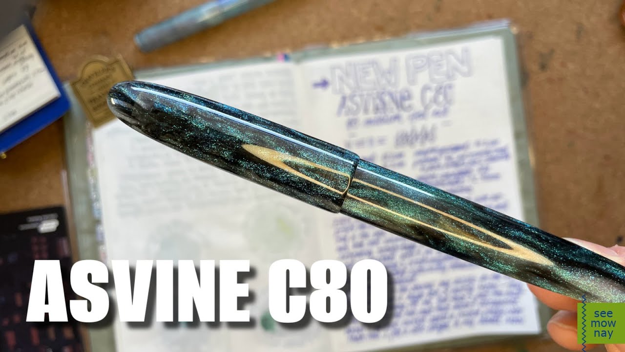 Why I'm Obsessed With This New Pen 🌟 Asvine C80 🌟 - YouTube
